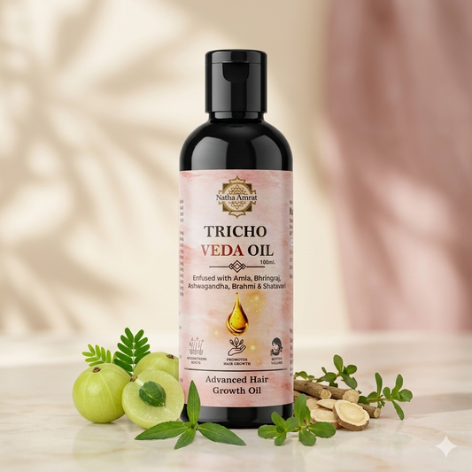 Natha Amrat Tricho Veda Oil Advanced Ayurvedic Hair Growth Oil