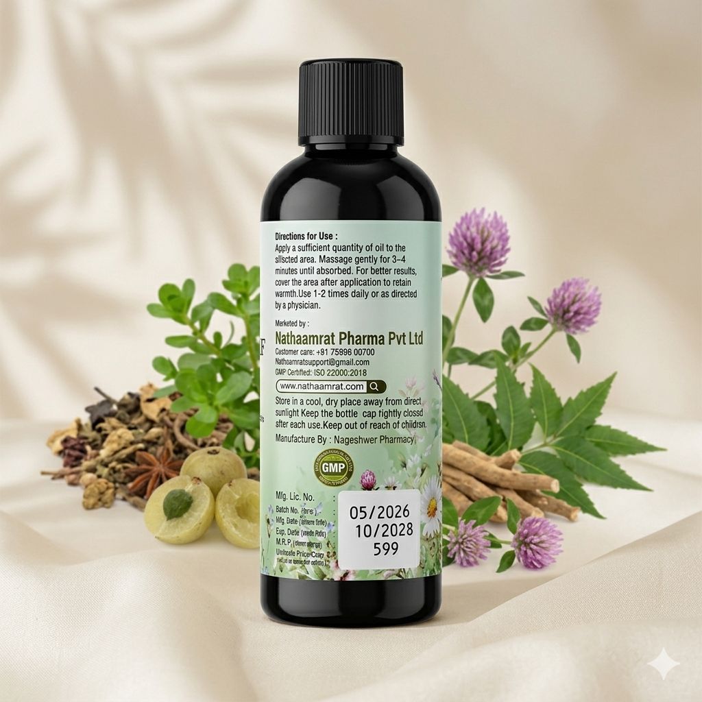 Natha Amrat Veda Pain Relief Oil Advanced Ayurvedic Pain Relief Oil